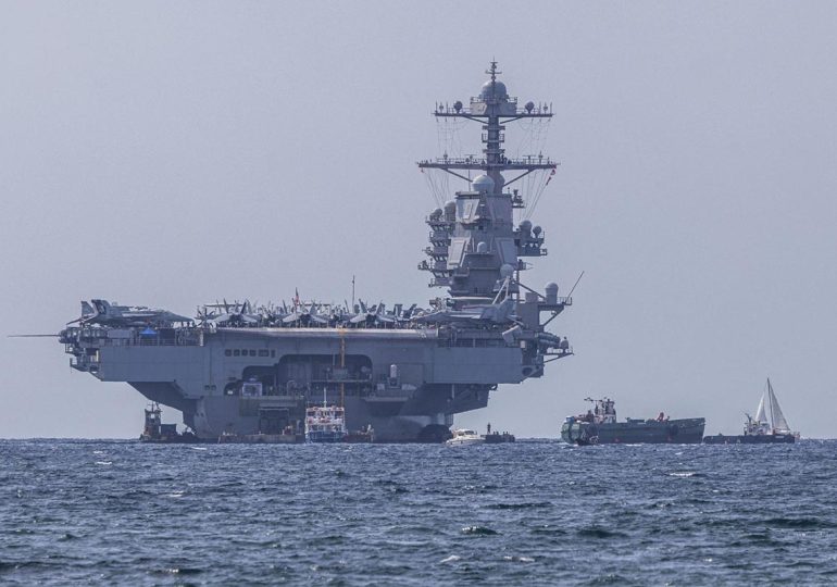 Llega al Caribe el USS Gerald R. Ford, el mayor portaaviones de Estados Unidos