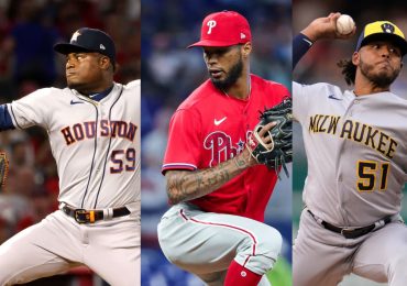 Peralta, Sánchez y Valdez, principales nominados a "Lanzador Dominicano del Año de MLB