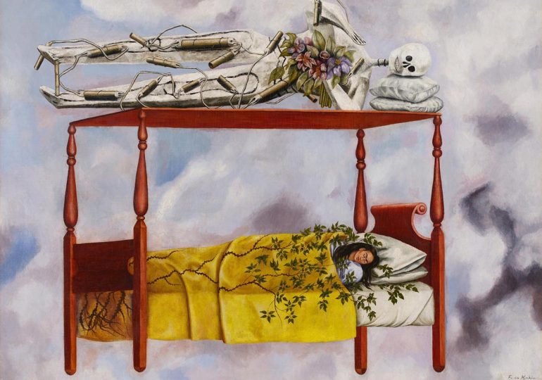 Una pintura de Frida Kahlo en subasta podría convertirse en la obra más cara de una mujer