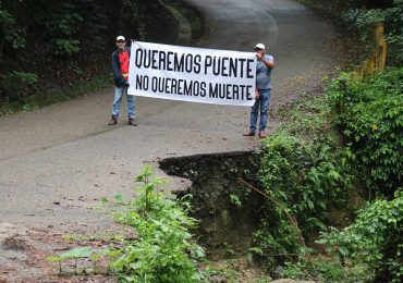 Varias comunidades en Dajabón en peligro de quedar incomunicadas por deterioro de puente