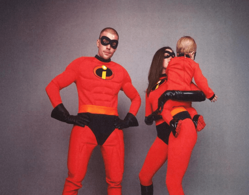 La familia Bieber celebra Halloween al estilo de Los Increíbles