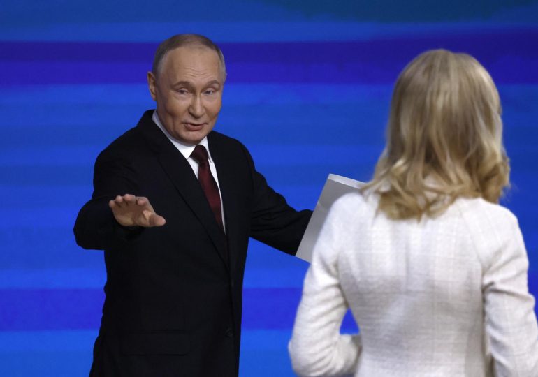 Putin: estoy enamorado