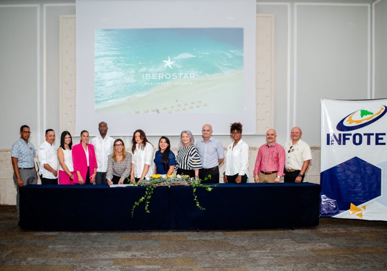 Iberostar Hotels & Resorts se integra al programa de Formación Dual de INFOTEP; buscan impulsar oportunidades laborales