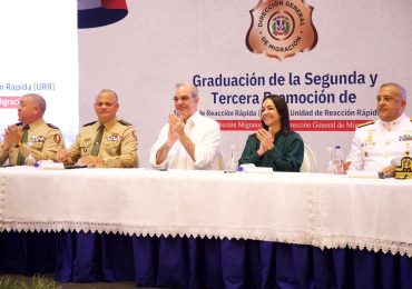 Presidente Abinader juramenta 865 nuevos agentes para fortalecer el control migratorio en todo el país