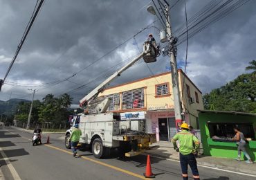 Edenorte ejecuta amplio proyecto de rehabilitación y adecuación de redes eléctricas en comunidades de Bonao