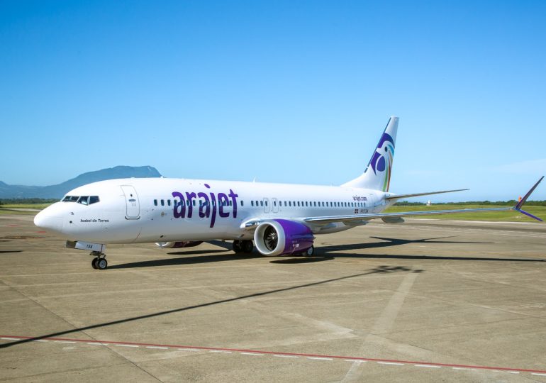 Arajet recibe su aeronave número 13 “Isabel de Torres” en Puerto Plata