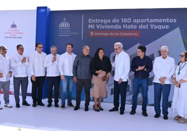 Con aportes fiduciarios de RD$6,000 millones presidente Abinader inaugura proyecto habitacional Hato del Yaque