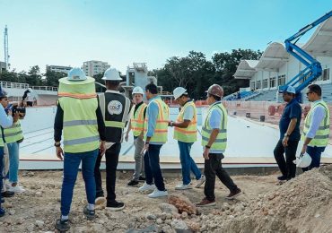 Video | MIVED y Comité Organizador de Juegos Centroamericanos Santo Domingo 2026 supervisan remodelación del Centro Olímpico Juan Pablo Duarte