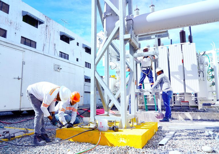 Video | Edesur interviene subestación Paraíso donde realiza trabajos para eficientizar servicio en 14 sectores del DN