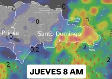 El 31 de diciembre y el 1 de enero estarán marcados por lluvias y descenso de temperaturas en RD