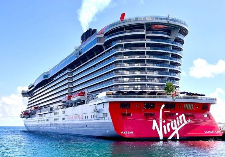 Video | Samaná Bayport recibe por primera vez un crucero de Virgin Voyages y marca un hito para el turismo local
