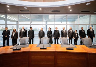 Raquel Peña y autoridades del Poder Judicial encabezan acto de ingreso de nuevos jueces a la Carrera Judicial