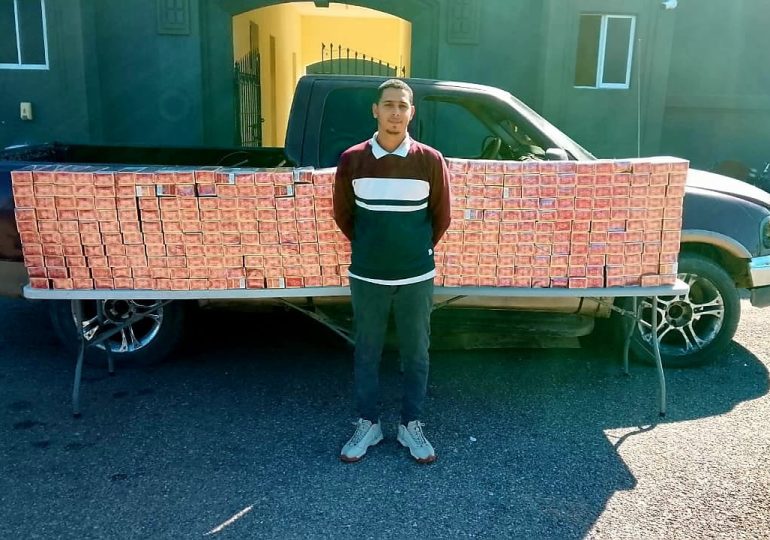 Ejército ocupa contrabando de más de 68 mil cigarrillos ocultos en una camioneta en Montecristi