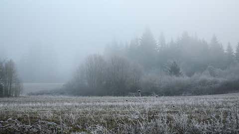 Fuerte helada marca el inicio de un período muy frío en zonas montañosas del país