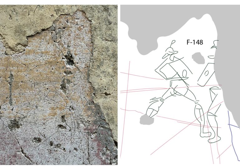 Pompeya recupera su “red social” con mensajes de amor, burlas y luchas grabados en piedra