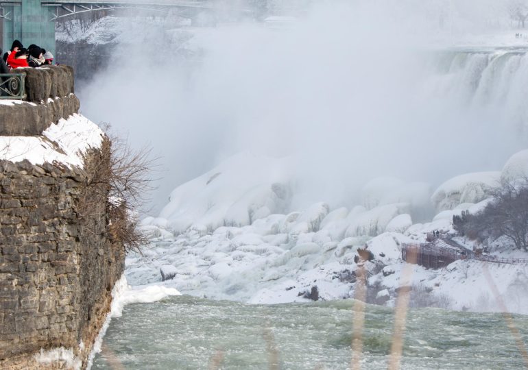 La sensación térmica baja a -55 grados en partes de Canadá por una masa de aire ártico