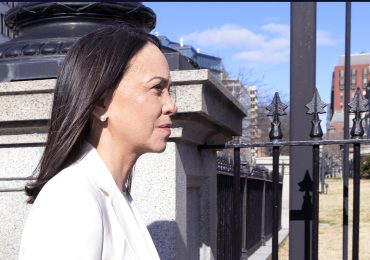 Video | María Corina Machado llega a la Casa Blanca para un almuerzo con Trump