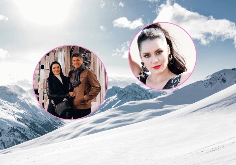 Artistas como Eddy Herrera y Tueska disfrutan momentos en la nieve durante vacaciones
