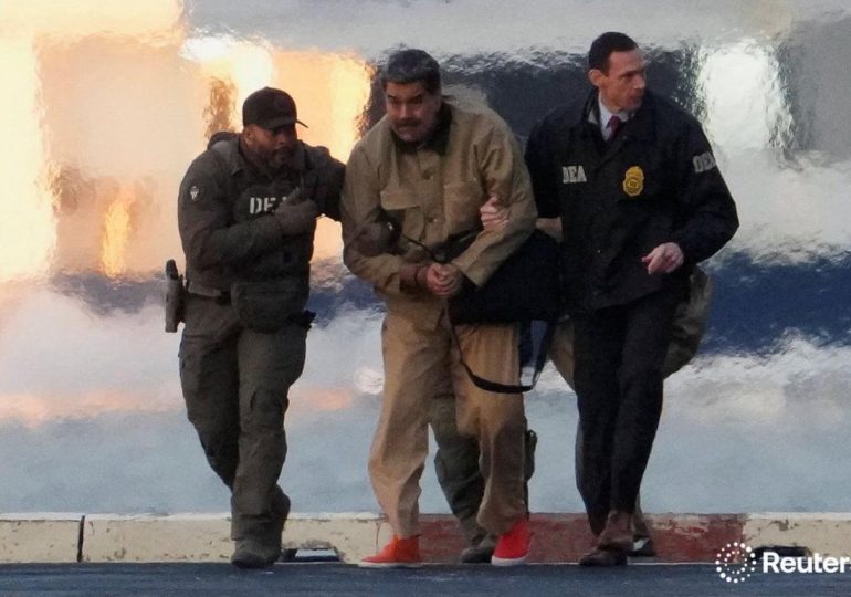 Nicolás Maduro llega al tribunal de Manhattan, donde será juzgado