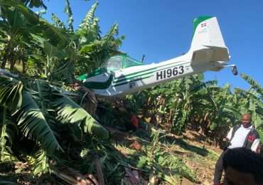 Cae avioneta en Hatillo Palma Monte Cristi; autoridades inician investigación