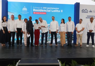 Presidente Abinader entrega 200 apartamentos del Residencial Lolita II y transforma la vida de más de 700 personas en Hato Nuevo