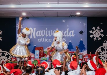 Más de cien sonrisas brillan en la Navivelada de Fundación Altice