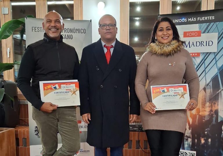 Foro DoMadrid reconoce a los periodistas Yenny Polanco Lovera y Salvador Batista