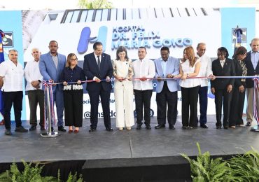 Vicepresidenta Raquel Peña encabeza entrega remozado Hospital Dr. Félix María Goico en el D. N.