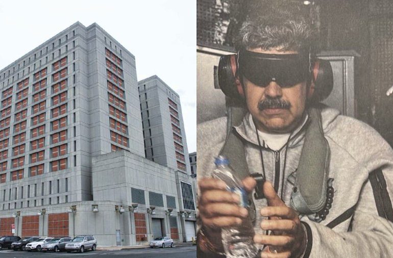 Interior de la prisión de Brooklyn donde Maduro está detenido