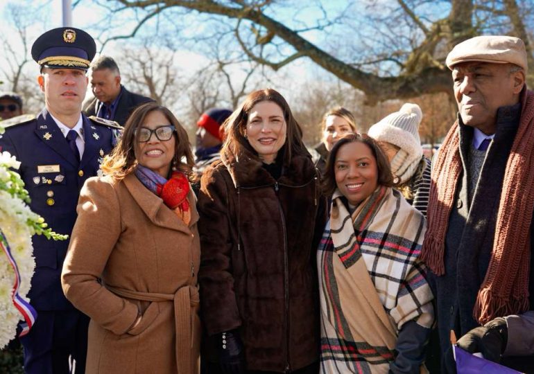 Embajadora Castillo Báez lidera conmemoración del natalicio de Duarte en Rhode Island