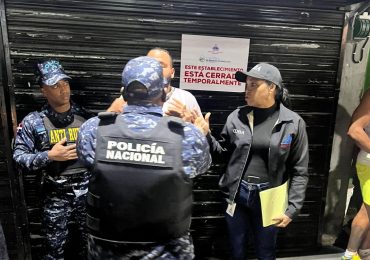 Policía y COBA intervienen negocio “Los Chelos” por contaminación sónica en Los Guaricanos, SDN