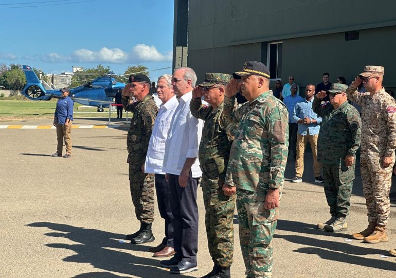 Presidente Abinader llega a Dajabón con su homólogo de Chile para recorrer verja perimetral