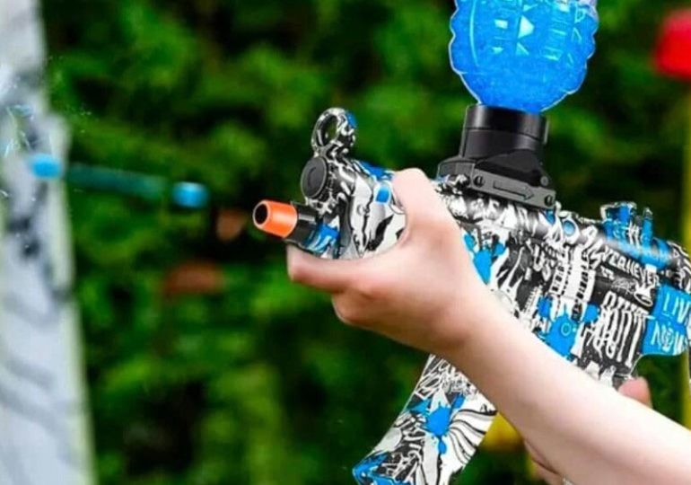 Prohíben la venta de pistolas y escopetas de juguete que utilizan balines de hidrogel