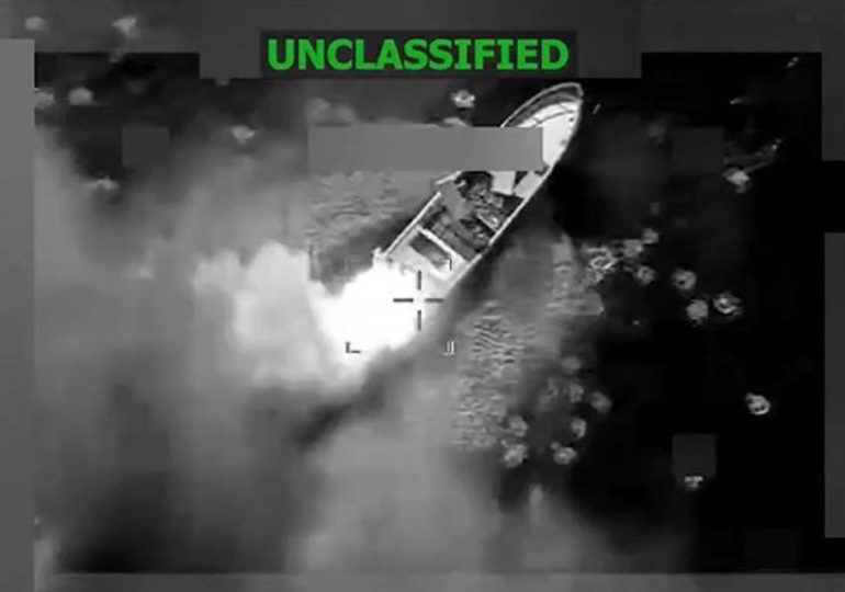 Video | EE.UU. ataca una lancha en el Pacífico y deja dos muertos y un sobreviviente
