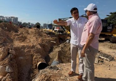 Fellito Suberví recibe trabajos aportarán mayor presión al servicio en 30 sectores del Distrito Nacional