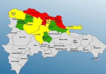 COE 3 provincias en alerta roja ante persistentes lluvias por sistema frontal
