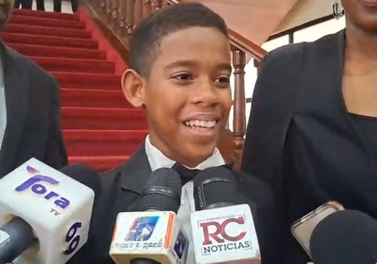 Video | Niño “pico de oro” analiza discurso de Luis Abinader