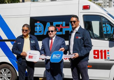 Video | Sistema 911 entrega 50 modernas ambulancias a la DAEH para fortalecer la atención a las emergencias ciudadanas