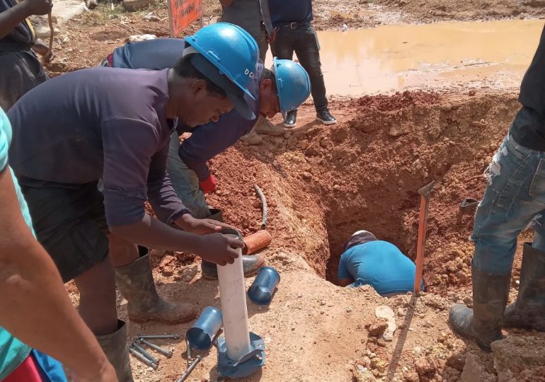 CAASD optimiza redes de distribución en sectores de Santo Domingo Este