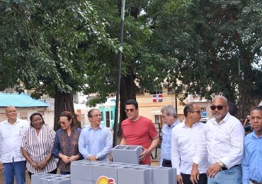 David Collado deja iniciados trabajos de revitalización del parque San Miguel y su entorno